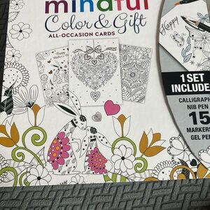 Mindful Color & Gift All-Occasion Cards Set